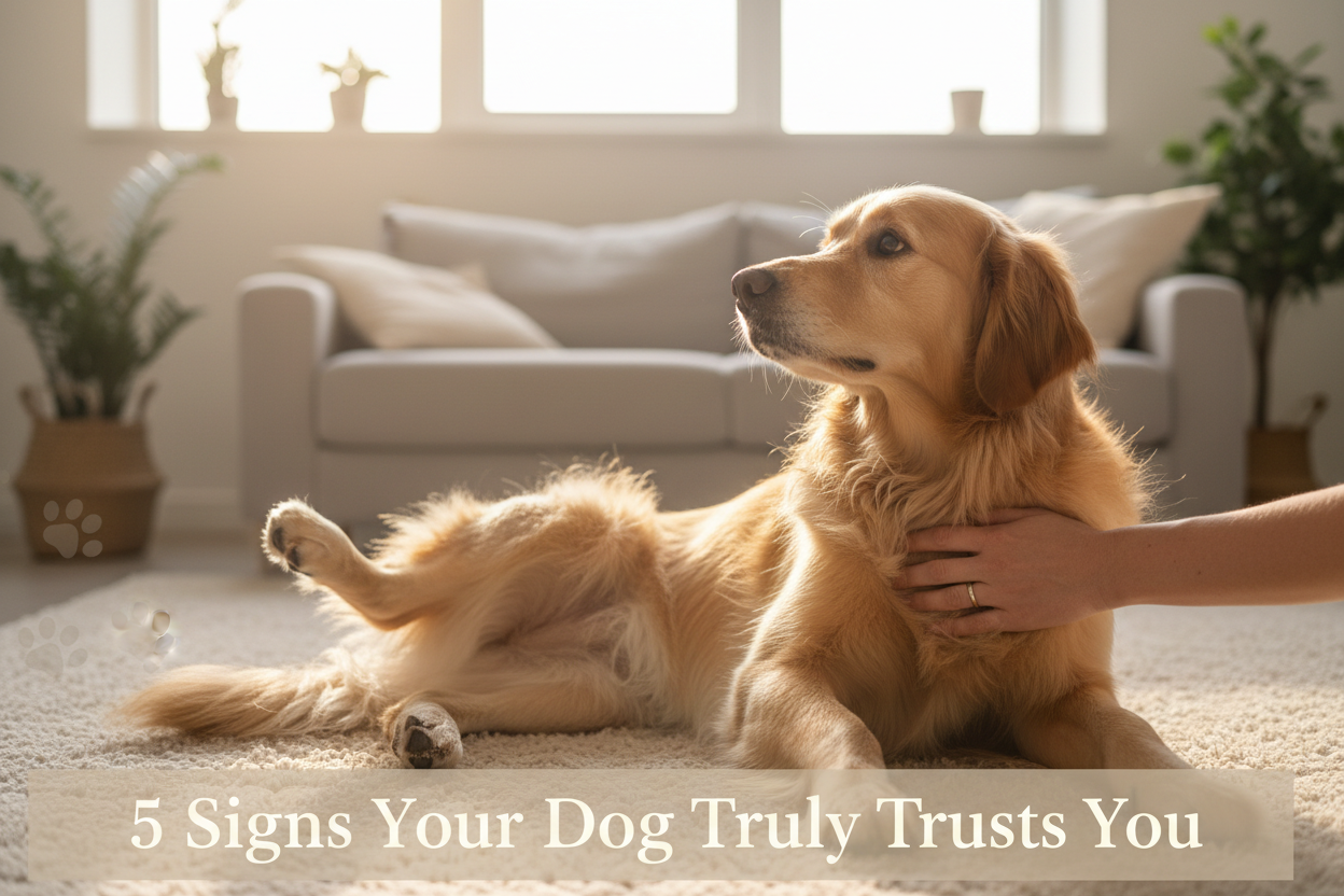 5 Heartwarming Signs Your Dog Truly Trusts You