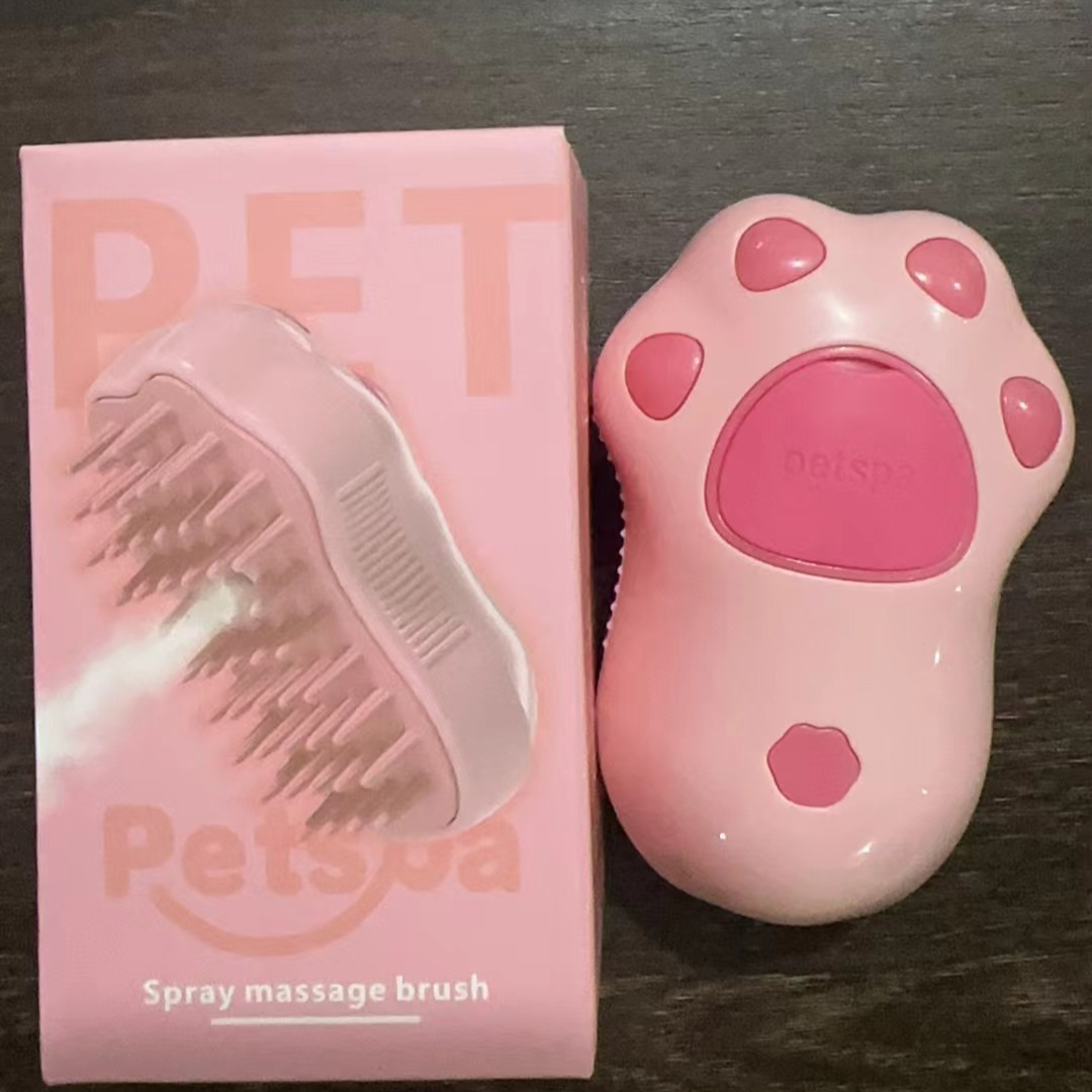 3-in-1 Steamy Pet Grooming Brush | Anti-Shedding & Detangling Steam Comb