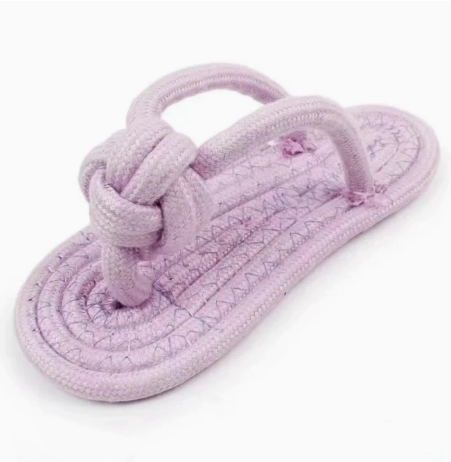 Tough Cotton Rope Dog Slippers