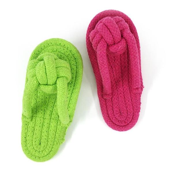 Tough Cotton Rope Dog Slippers