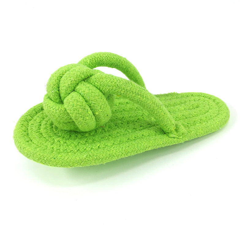 Tough Cotton Rope Dog Slippers