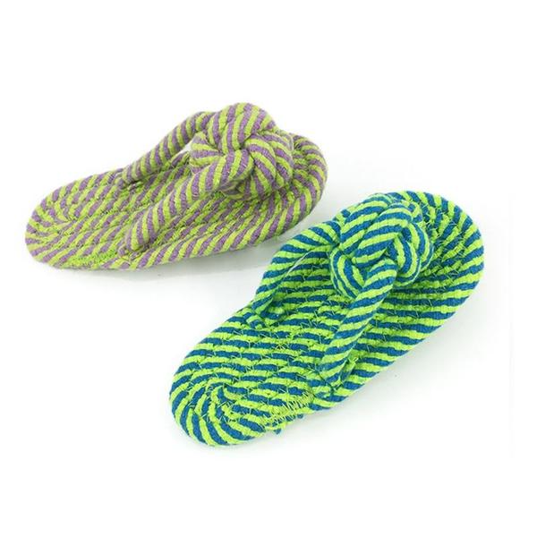 Tough Cotton Rope Dog Slippers