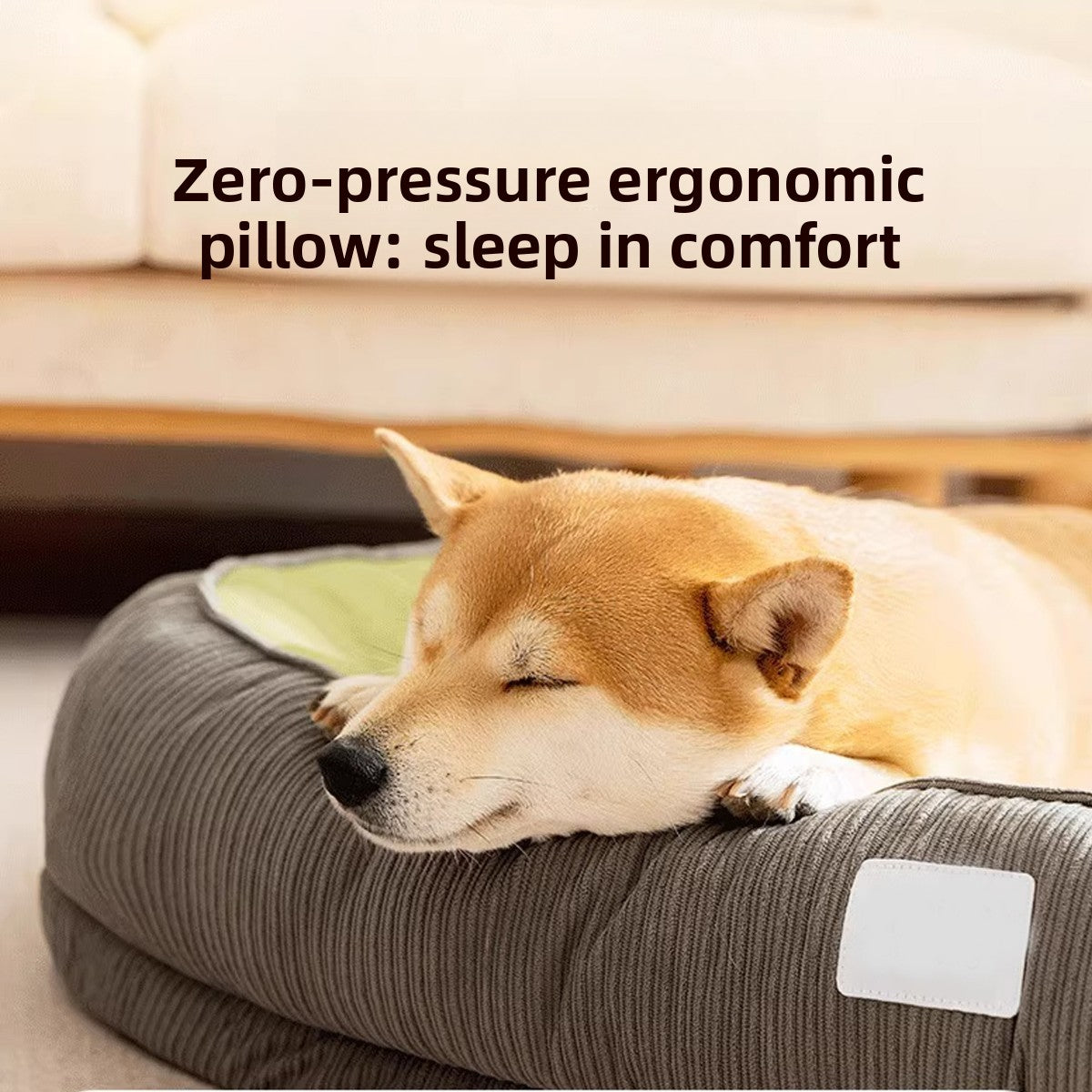 Orthopedic Calming Pet Kennel Bed | Removable & Machine-Washable Cushion