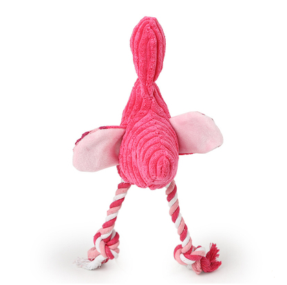 Flamingo Squeaky Pet Toy