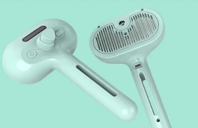 Alpha Paw FurGlide – Self-Cleaning Grooming Comb with Mist Spray | Deshedding Tool for Dogs & Cats
