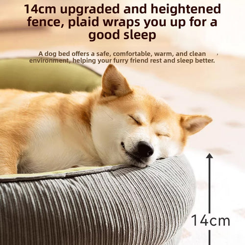 Orthopedic Calming Pet Kennel Bed | Removable & Machine-Washable Cushion
