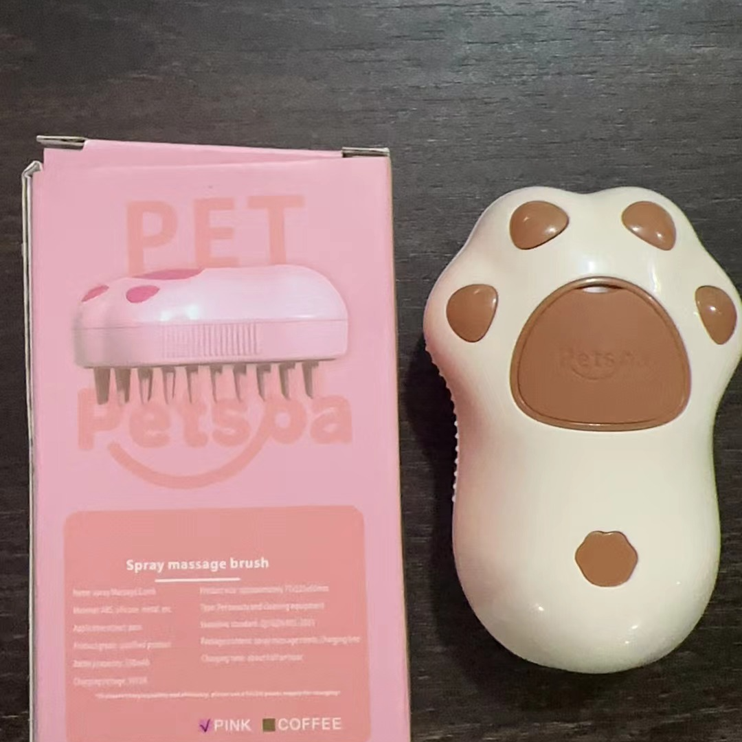 3-in-1 Steamy Pet Grooming Brush | Anti-Shedding & Detangling Steam Comb